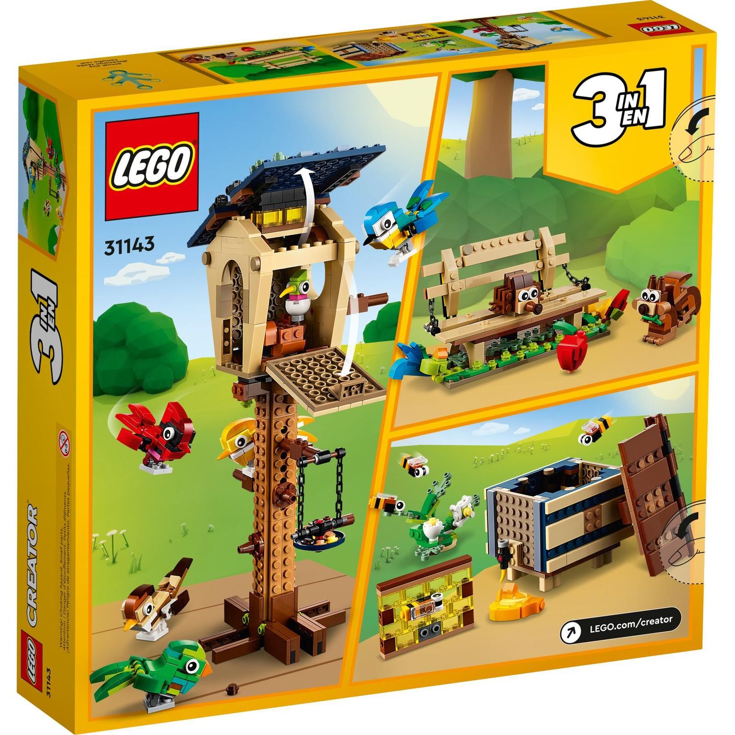 Конструктор LEGO Creator Birdhouse 31143 - фото 10