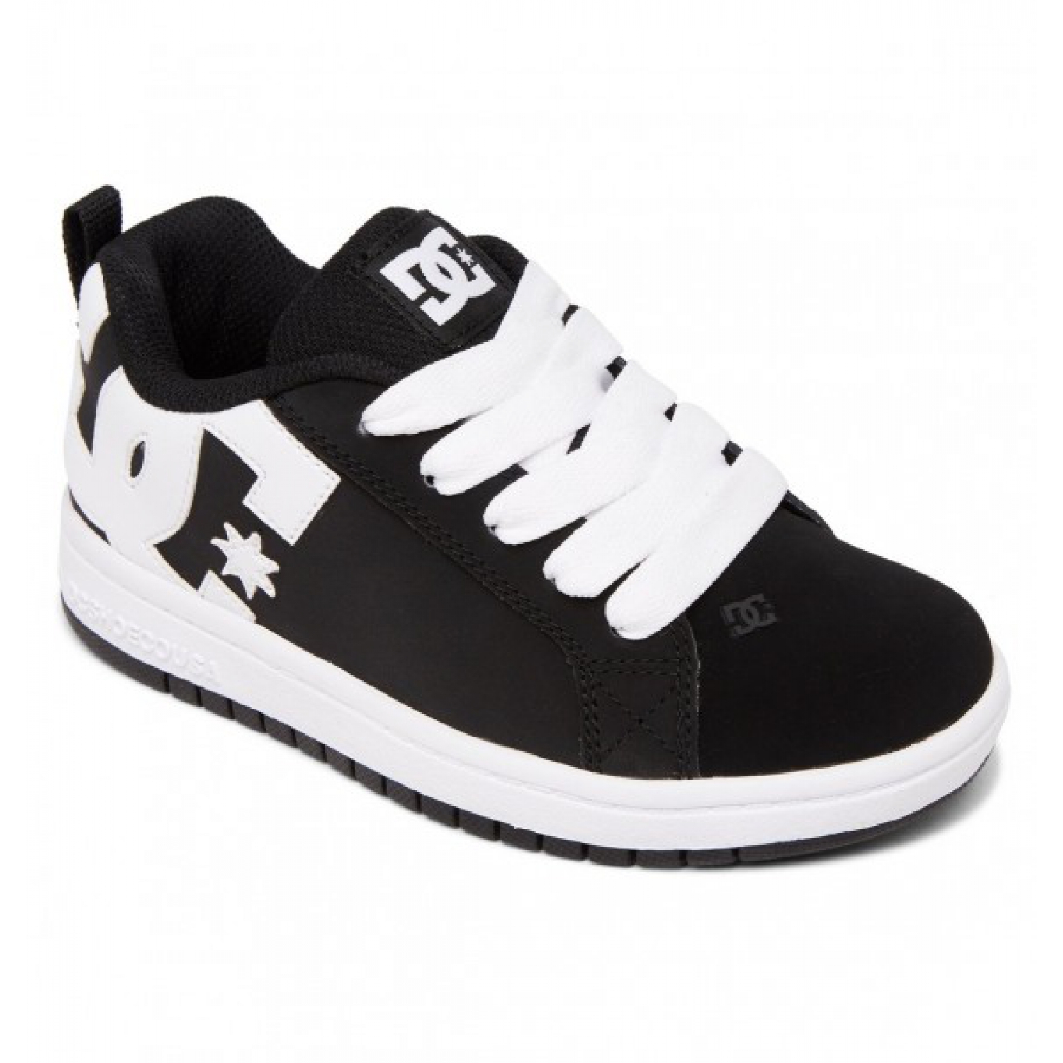 Dc black and white shoes online