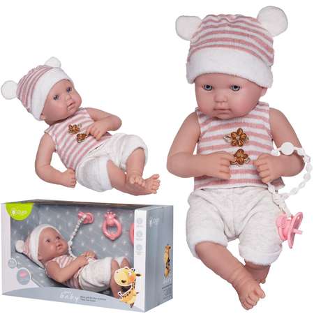 Кукла-пупс Junfa Pure Baby в белорозовом 35см