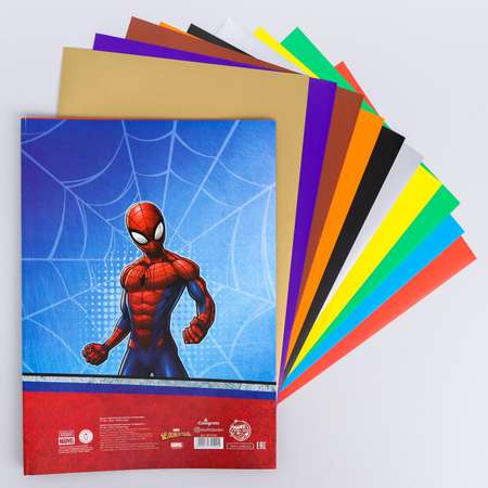 Бумага цветная MARVEL «Супергерой» А4 10 листов