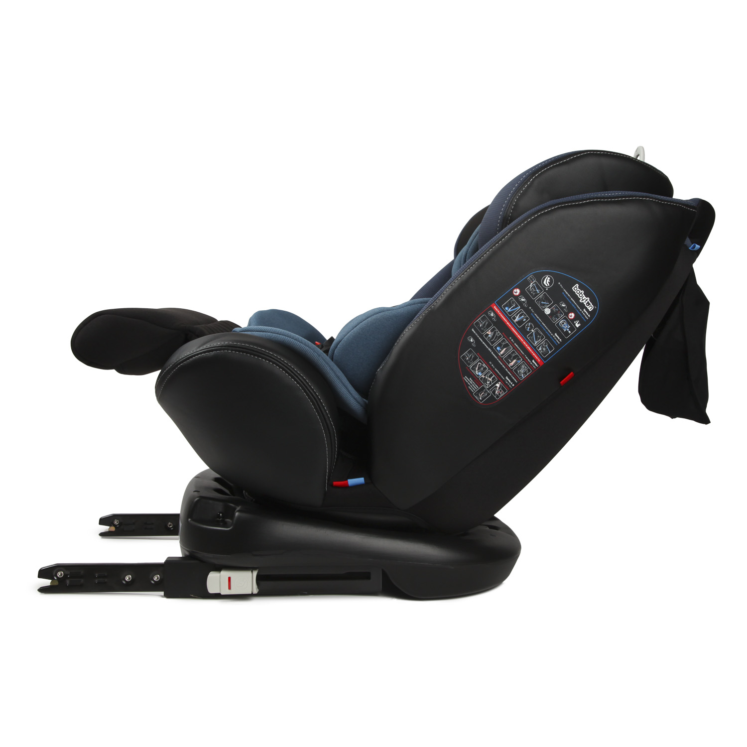 Автокресло Babyton Multi-Stage Black-Blue Isofix 0+/1/2/3 (0-36 кг) - фото 18