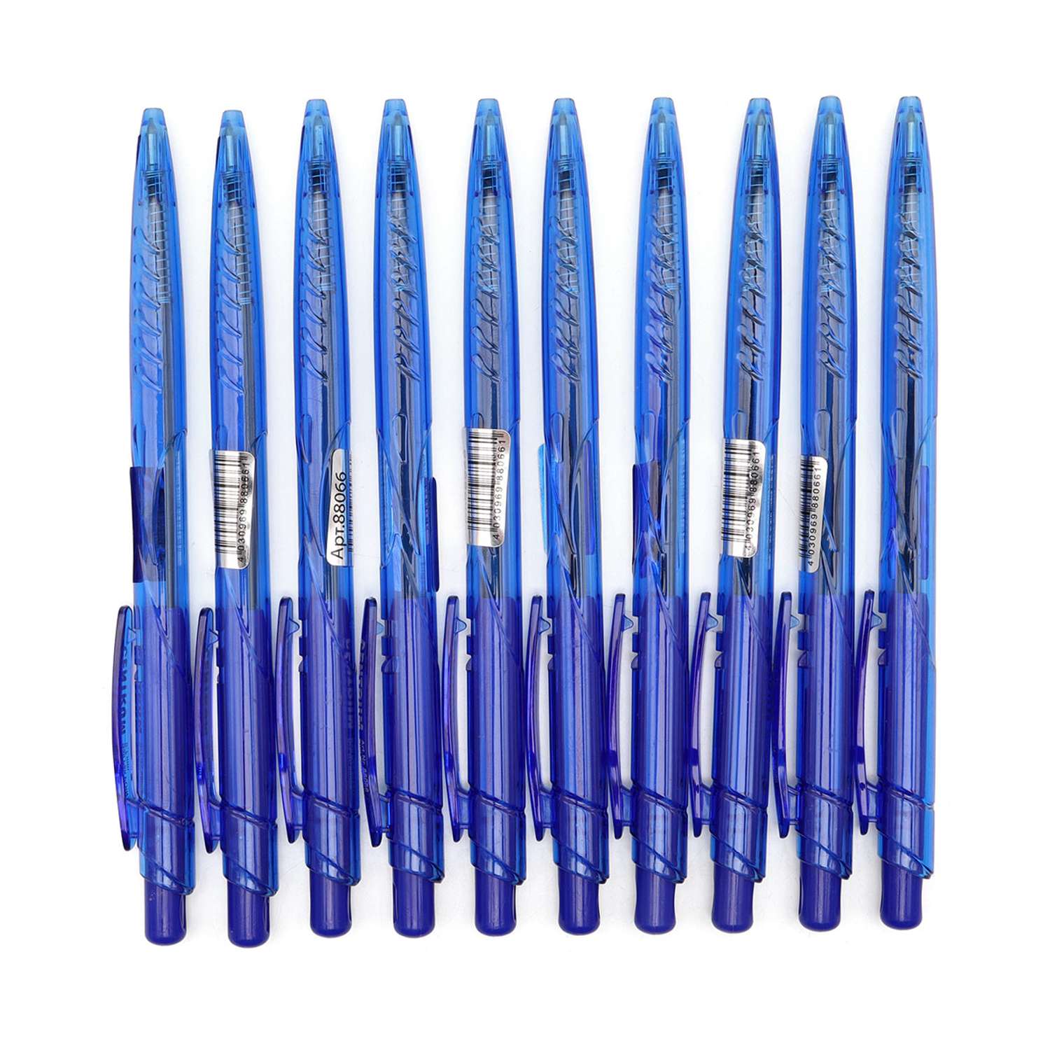 Ручка шариковая CENTRUM автоматическая для каллиграфии и письма толщина линии 0.7 мм синяя 10 шт - фото 1