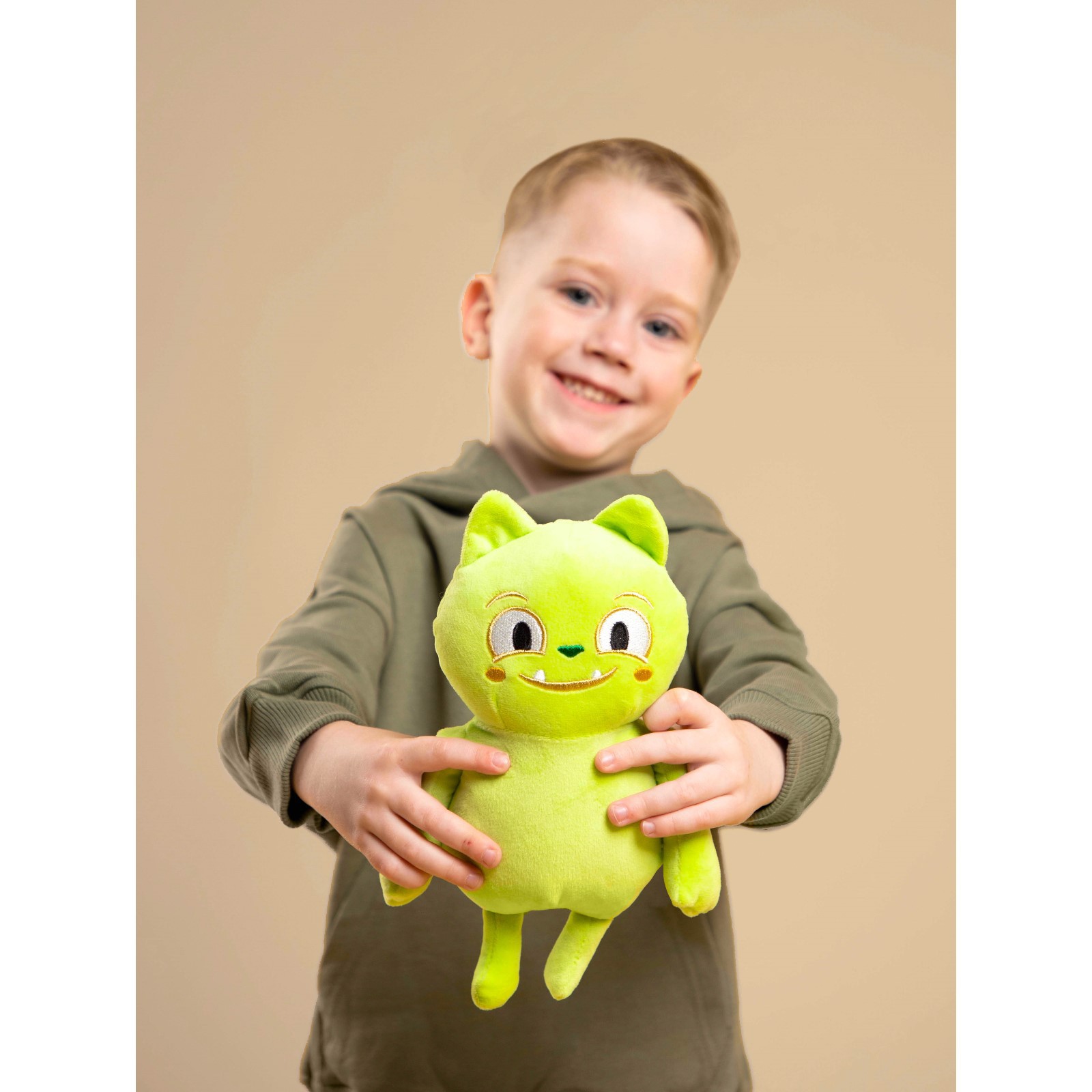 Мягкая игрушка Milo Toys «Монстрик» зеленый - фото 7