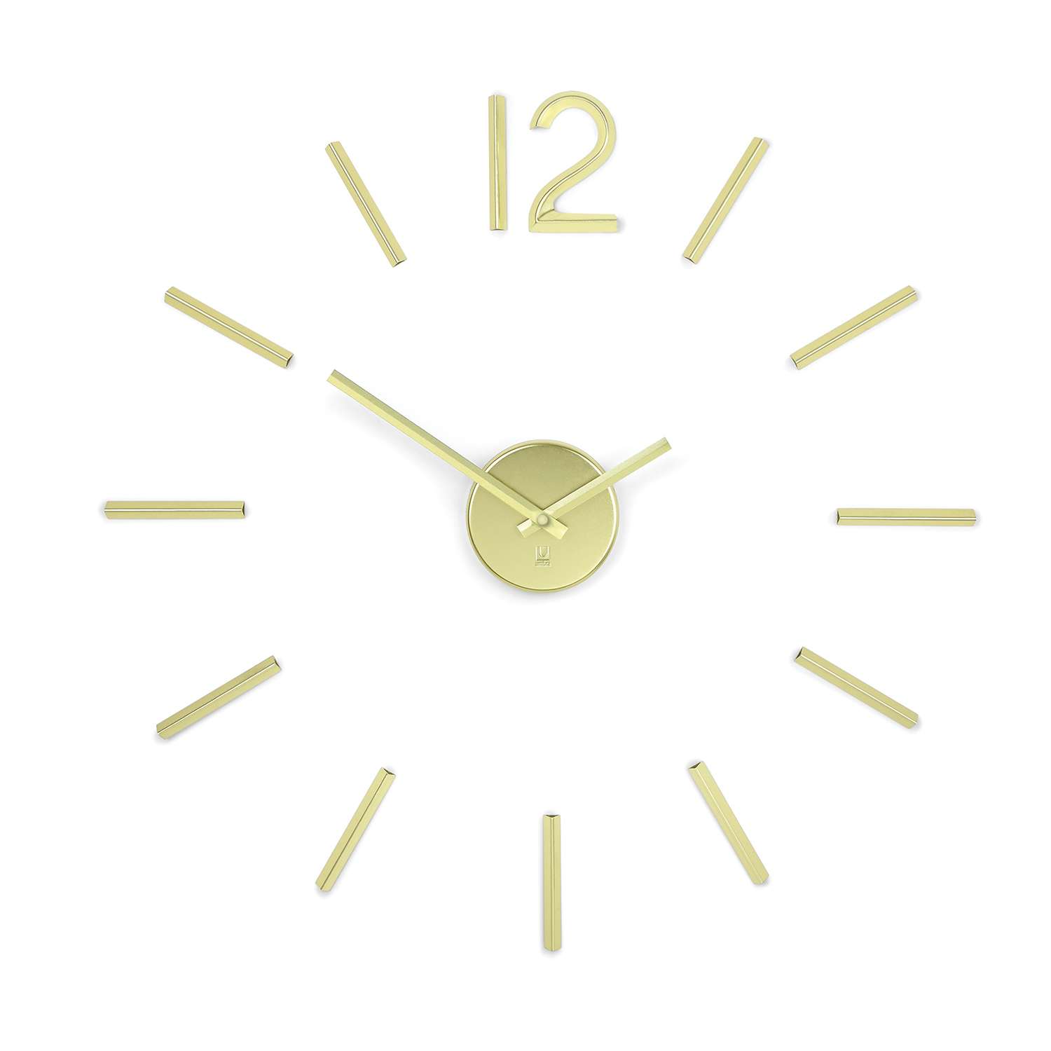 Часы настенные Umbra Blink латунь - фото 1