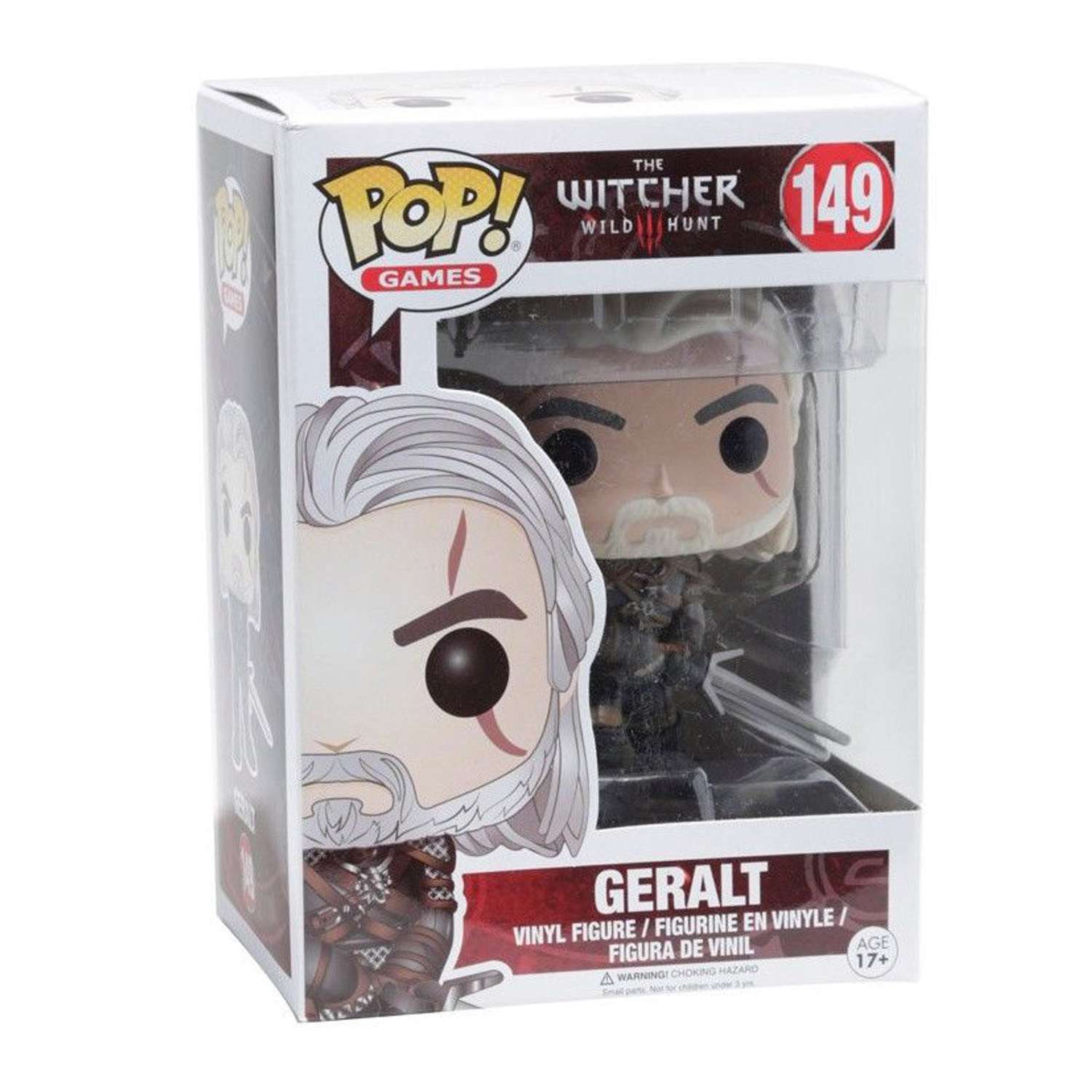 Фигурка Funko Pop vinyl Games The Witcher Geralt Fun249 - фото 5