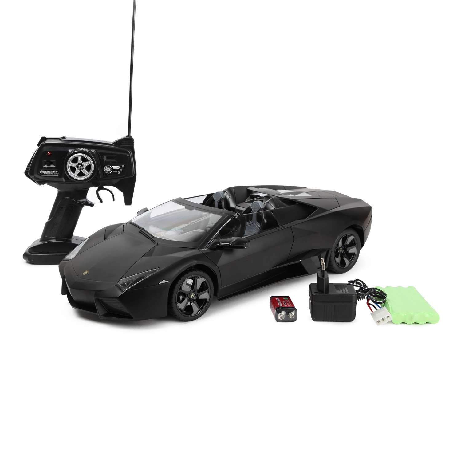 Машинка Mobicaro РУ 1:10 Lamborghini Reventon Черная YS033877-B - фото 1