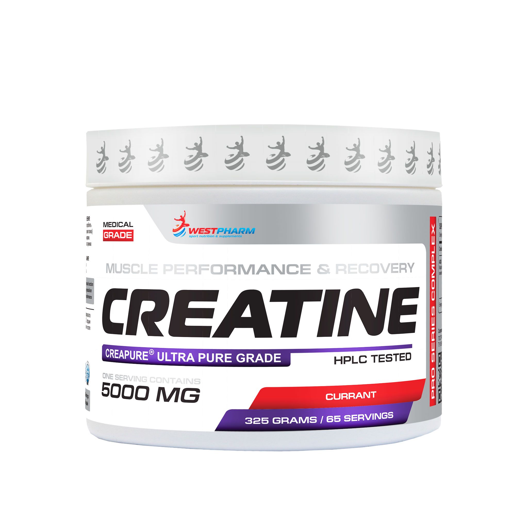 Креатин WESTPHARM Creatine порошок со вкусом Смородины 325 гр 65 порций - фото 1