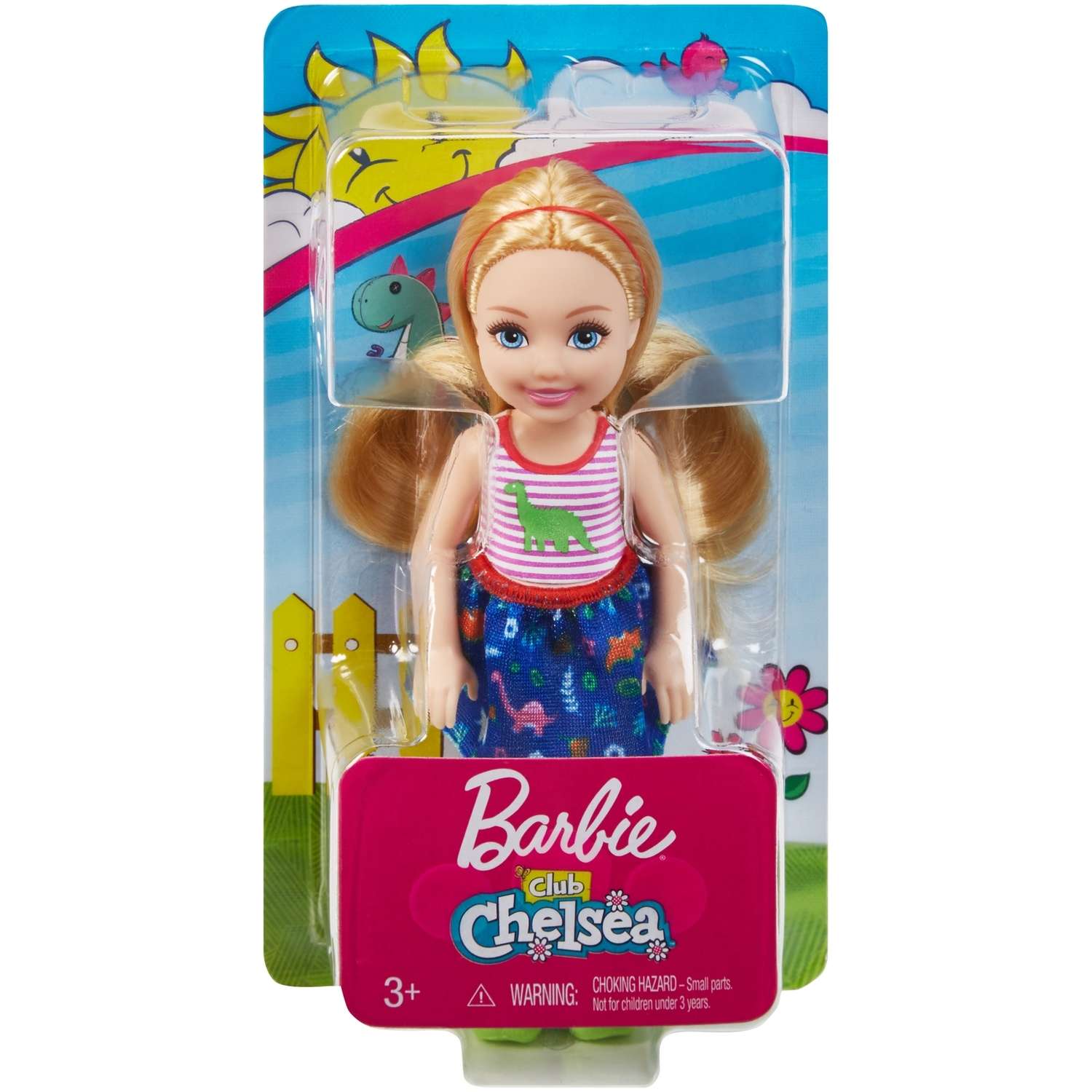 Кукла Barbie Челси Блондинка в топе с динозавром FXG82 DWJ33 - фото 2