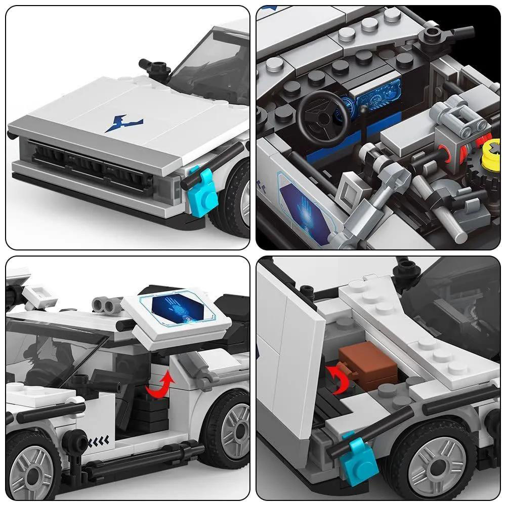 Конструктор Mould King Спорткар Машина времени DeLorean DMC-12 - 392 детали  купить по цене 1292 ₽ в интернет-магазине Детский мир