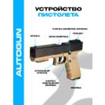 Автоматический пистолет AUTOGUN Детский с вылетающими гильзами