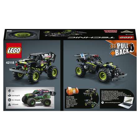 Конструктор LEGO Technic Monster Jam Grave Digger 42118