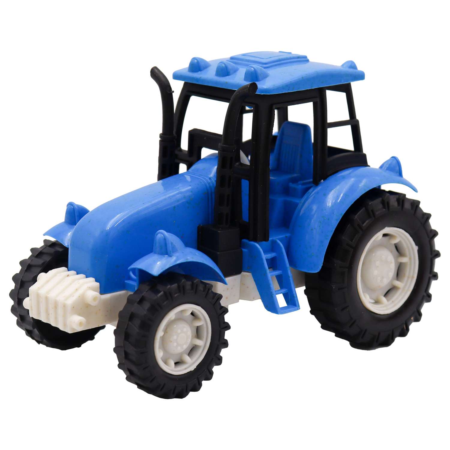 Игрушка Funky Toys Эко-Трактор с фрикц.механизмом 16 см Синий FT0416333-2 FT0416333-2 - фото 1