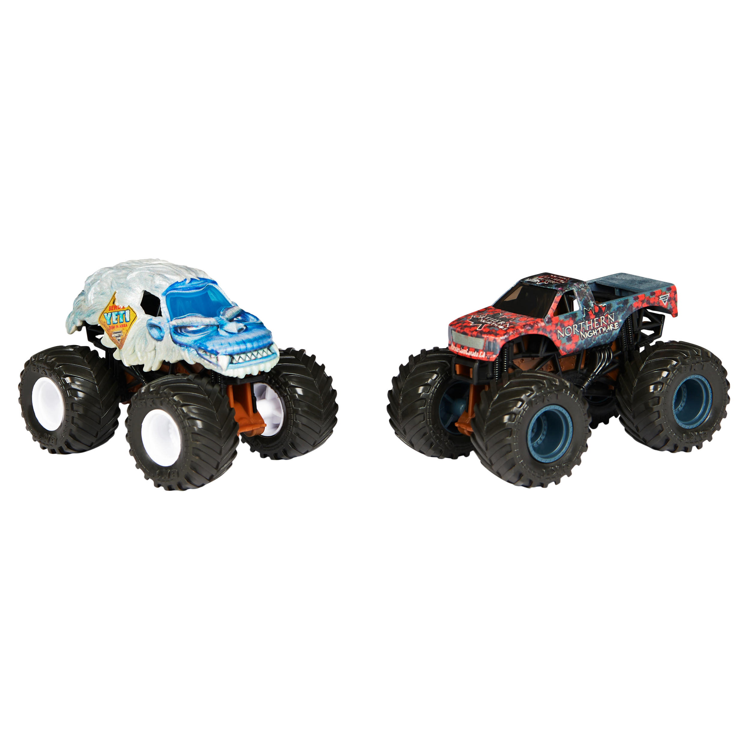 Внедорожник Monster Jam YetiVsNrthrnNghtmre 1:64 6044943 - фото 1