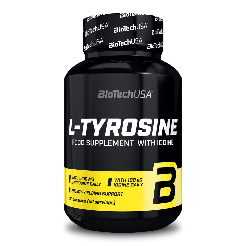 Л-тирозин BiotechUSA L-Tyrosine 100 капсул - фото 1
