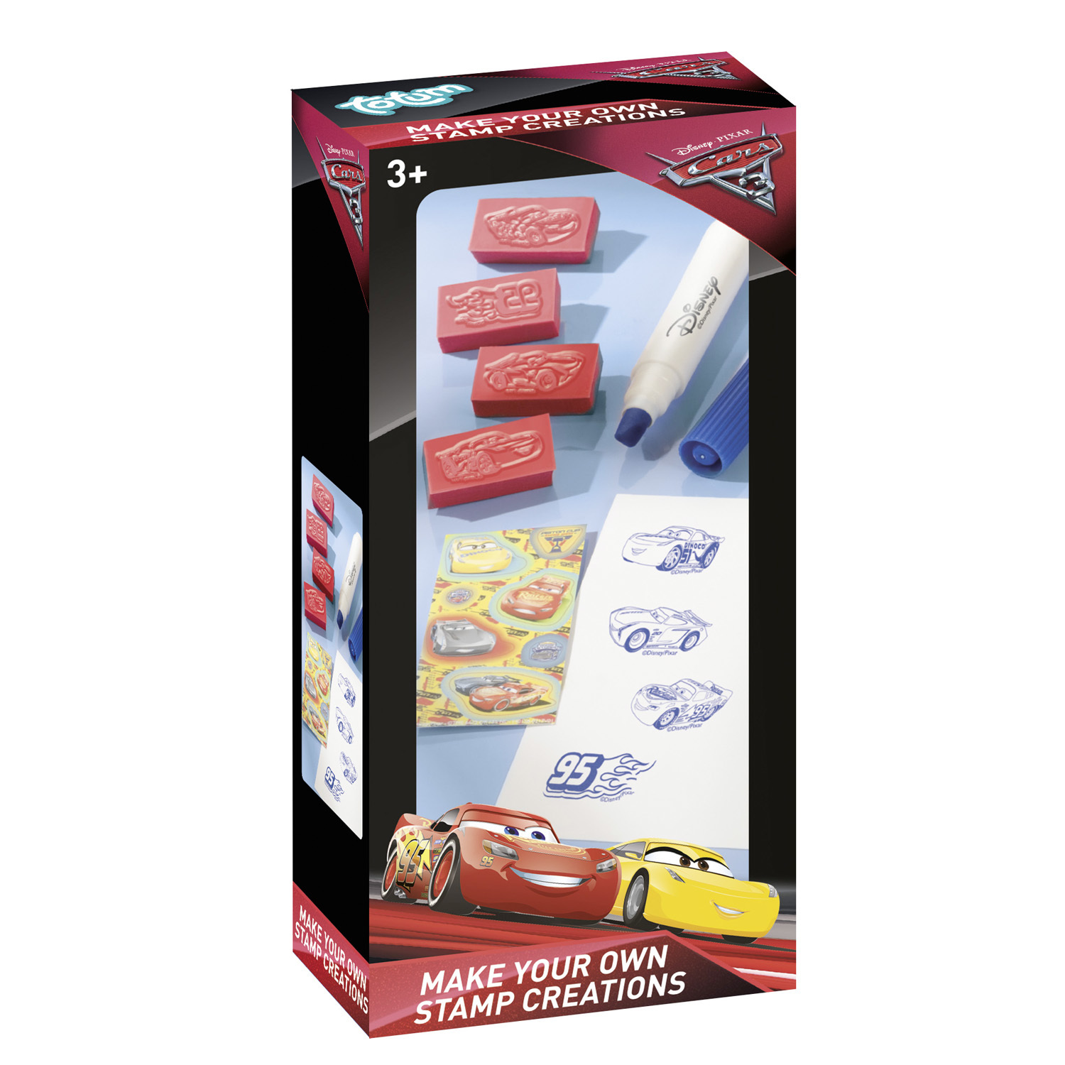 Набор TOTUM Cars 3 Stamp mini boxes - фото 1