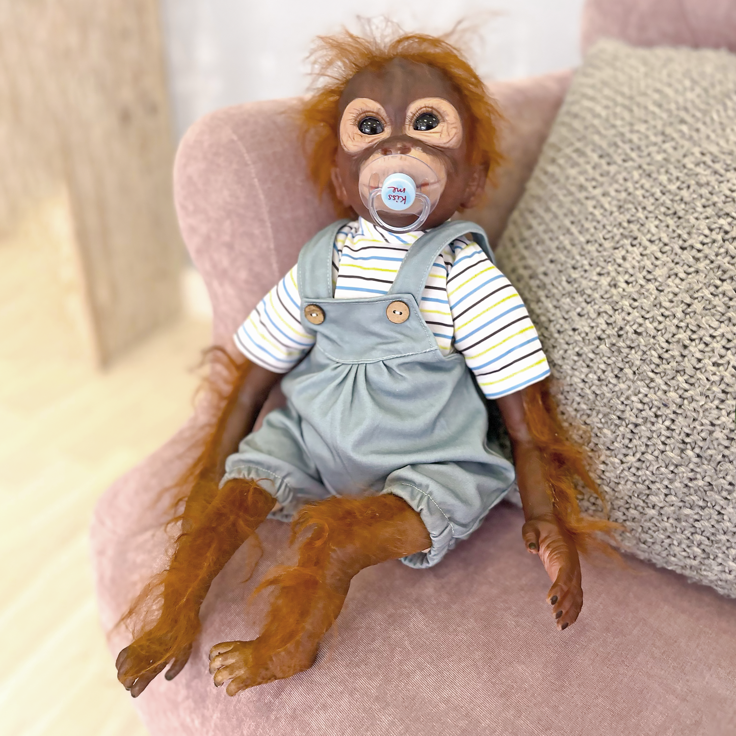 Кукла реборн SHARKTOYS обезьянка Тимон 21700002 - фото 6