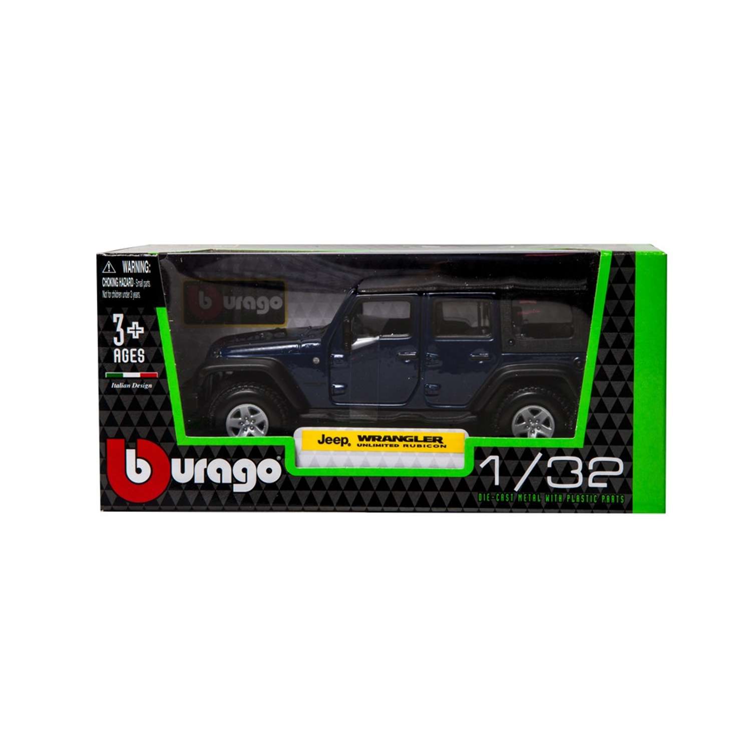 Автомобиль Bburago Jeep Wrangler 1:32 43012 - фото 2