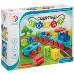 Настольная логическая игра BONDIBON развививающая головоломка для малышей Поезд сортер Smart Games