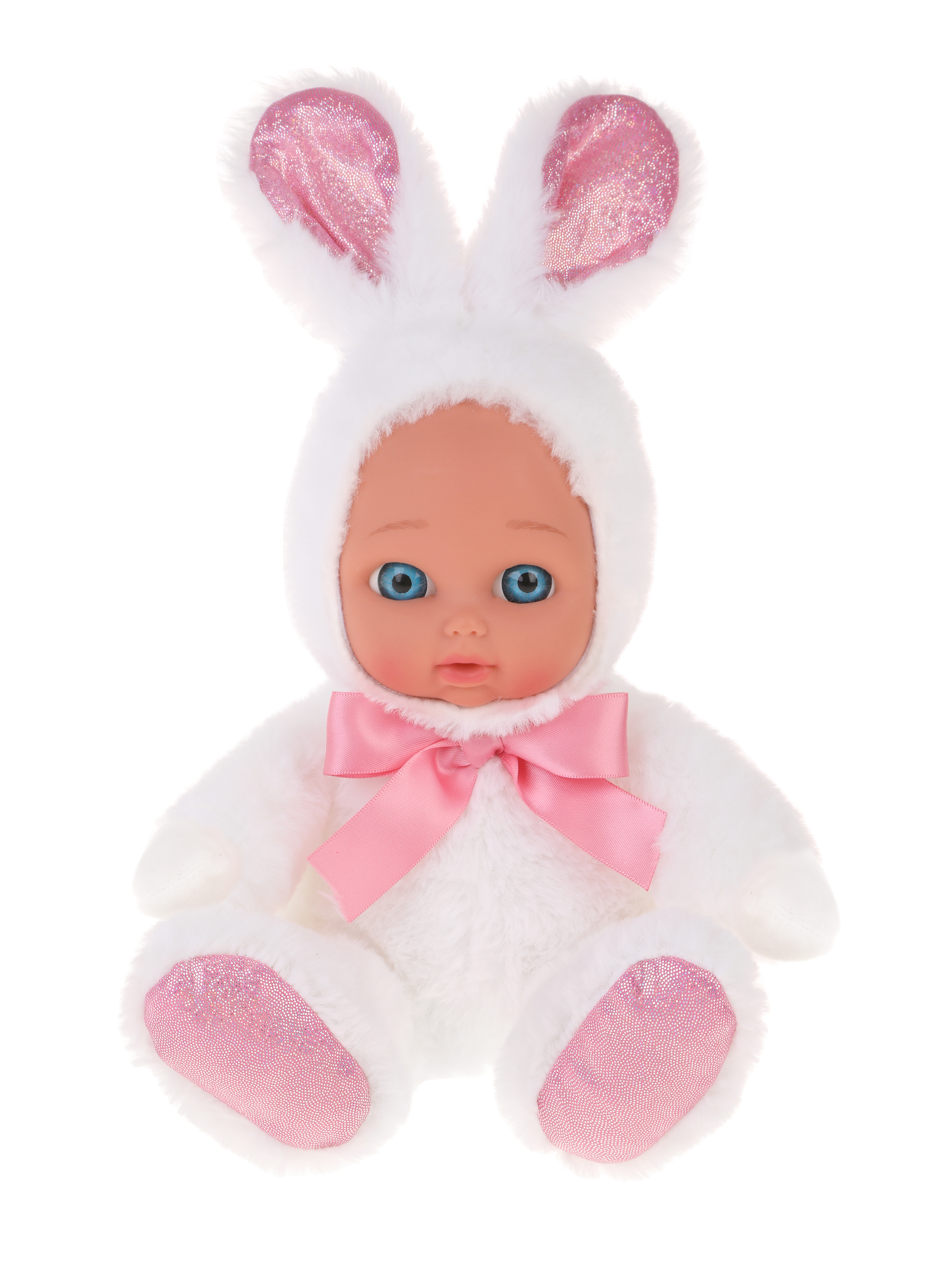 Мягкая игрушка 2 в 1 Fluffy Family Зайчонок-кукла - фото 4