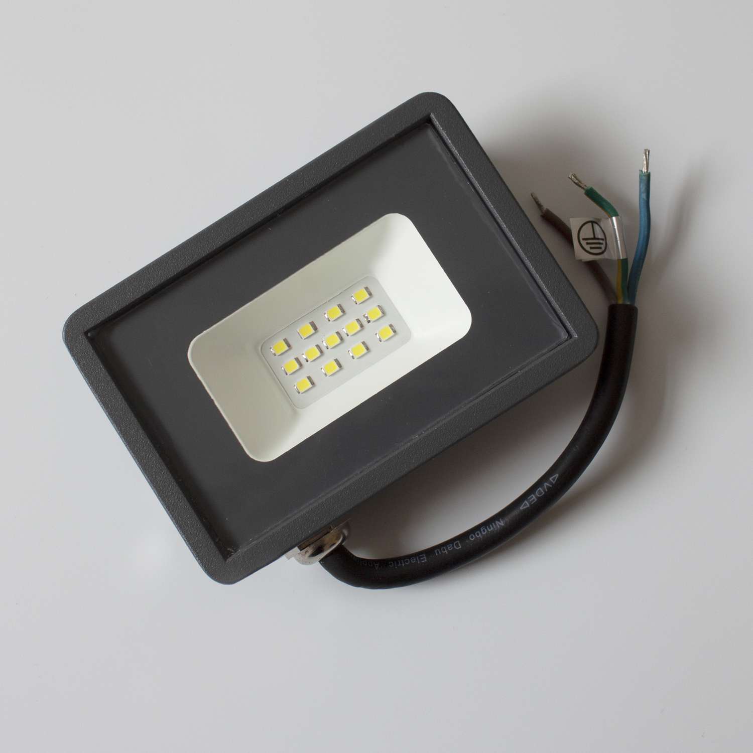 Прожектор светодиодный Фарлайт 10Вт 4000К IP65 Дневной свет корпус серый - фото 3
