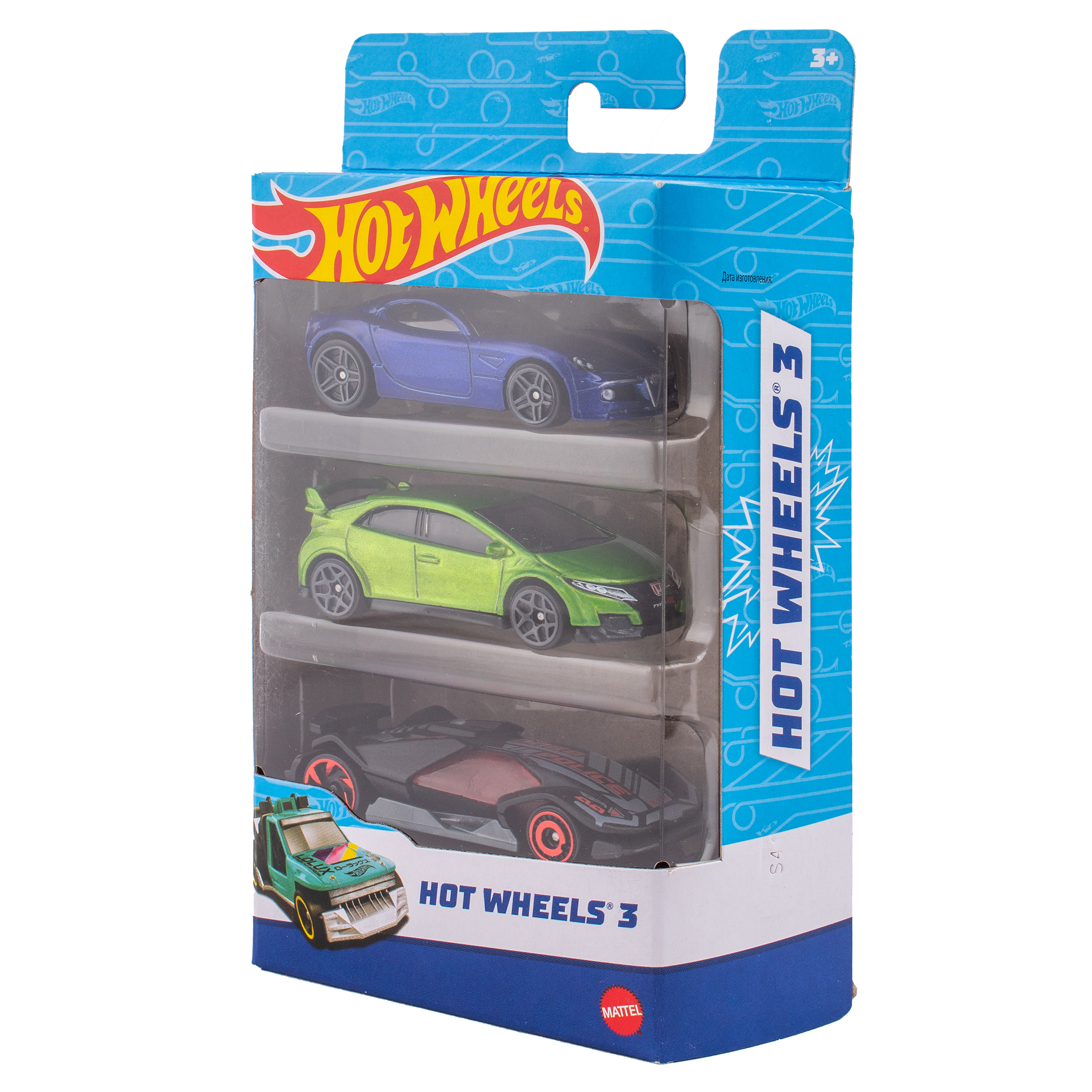 Набор Mattel Hot Wheels из 3 машинок модель 6 K5904_6 - фото 4