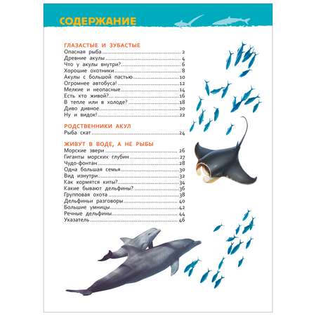 Книга Акулы киты и дельфины Энциклопедия для детского сада