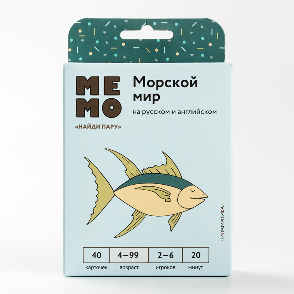 Настольная игра Играматика Мемо Морской мир