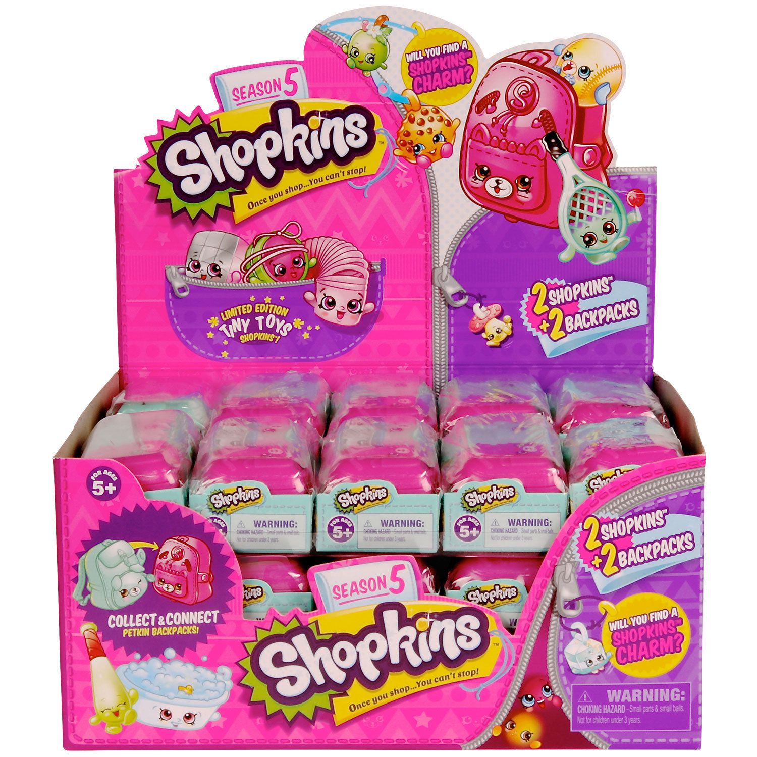 Набор фигурок Shopkins 2 шт в рюкзаке в непрозрачной упаковке (Сюрприз) - фото 5