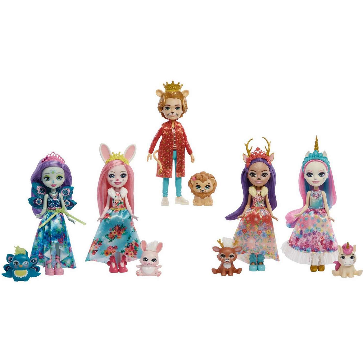 Набор Enchantimals Королевские друзья куклы с питомцами GYN58 GYN58 - фото 1
