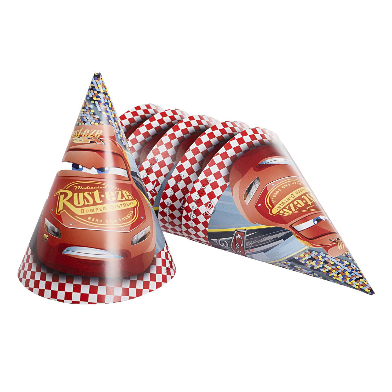 Колпаки Cars Party Favors 6 шт - фото 1