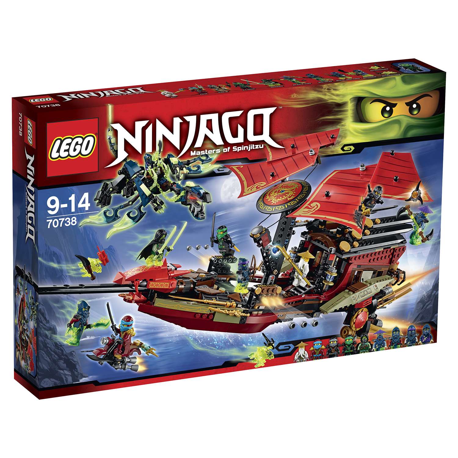 Конструктор LEGO Ninjago Корабль "Дар Судьбы". Решающая битва (70738) - фото 2