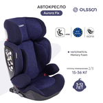 Автокресло Olsson Aurora Fix Blue Isofix 2/3 (15-36 кг)