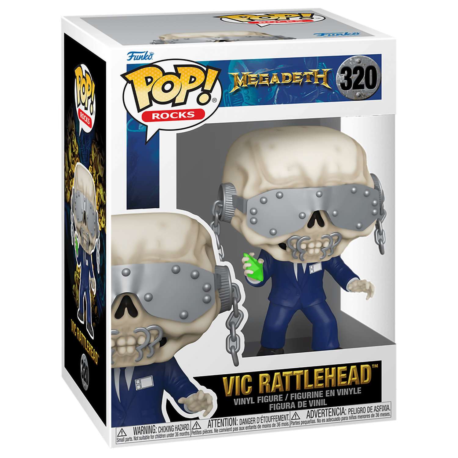 Фигурка Funko POP! Rocks Megadeth Vic Rattlehead (320) 65772 - фото 2