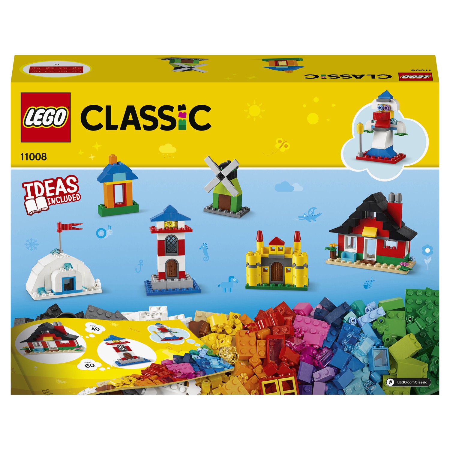 Конструктор LEGO Classic Кубики и домики 11008 - фото 3