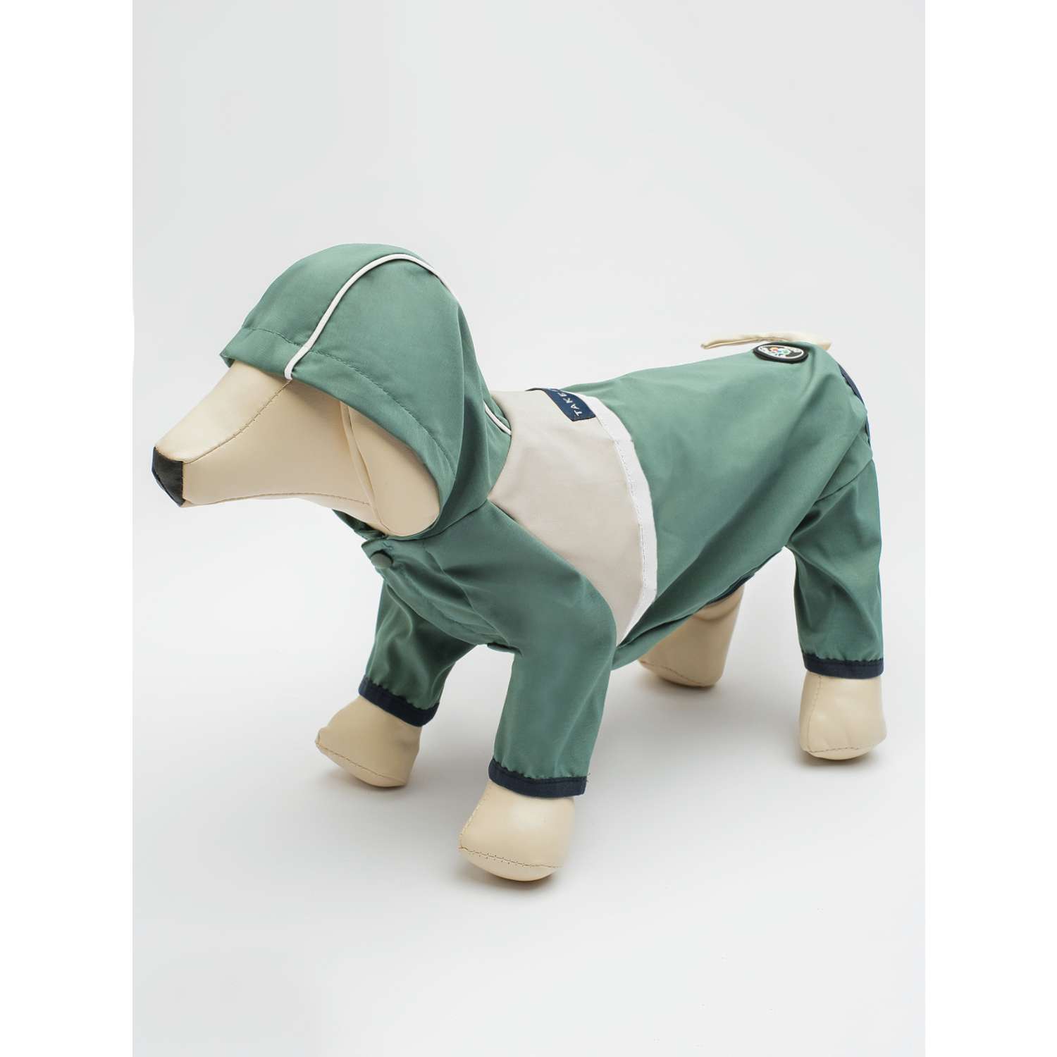 Дождевик для собак зеленый PIFPAF DOG - фото 1