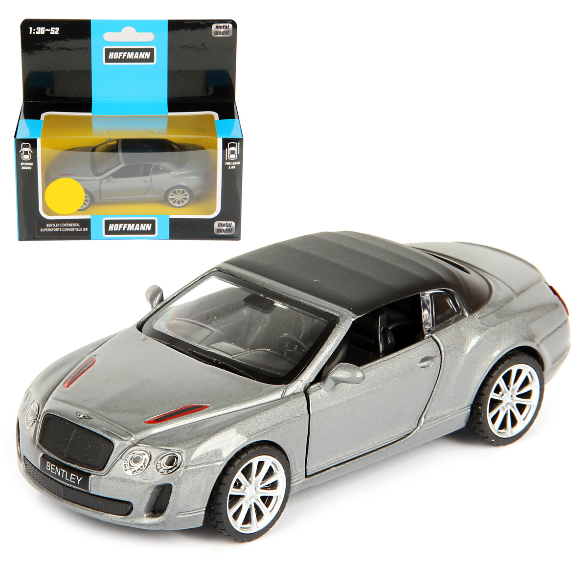 Машинки HOFFMANN 1:43 Bentley Continental Supersports металлическая 58011 - фото 7