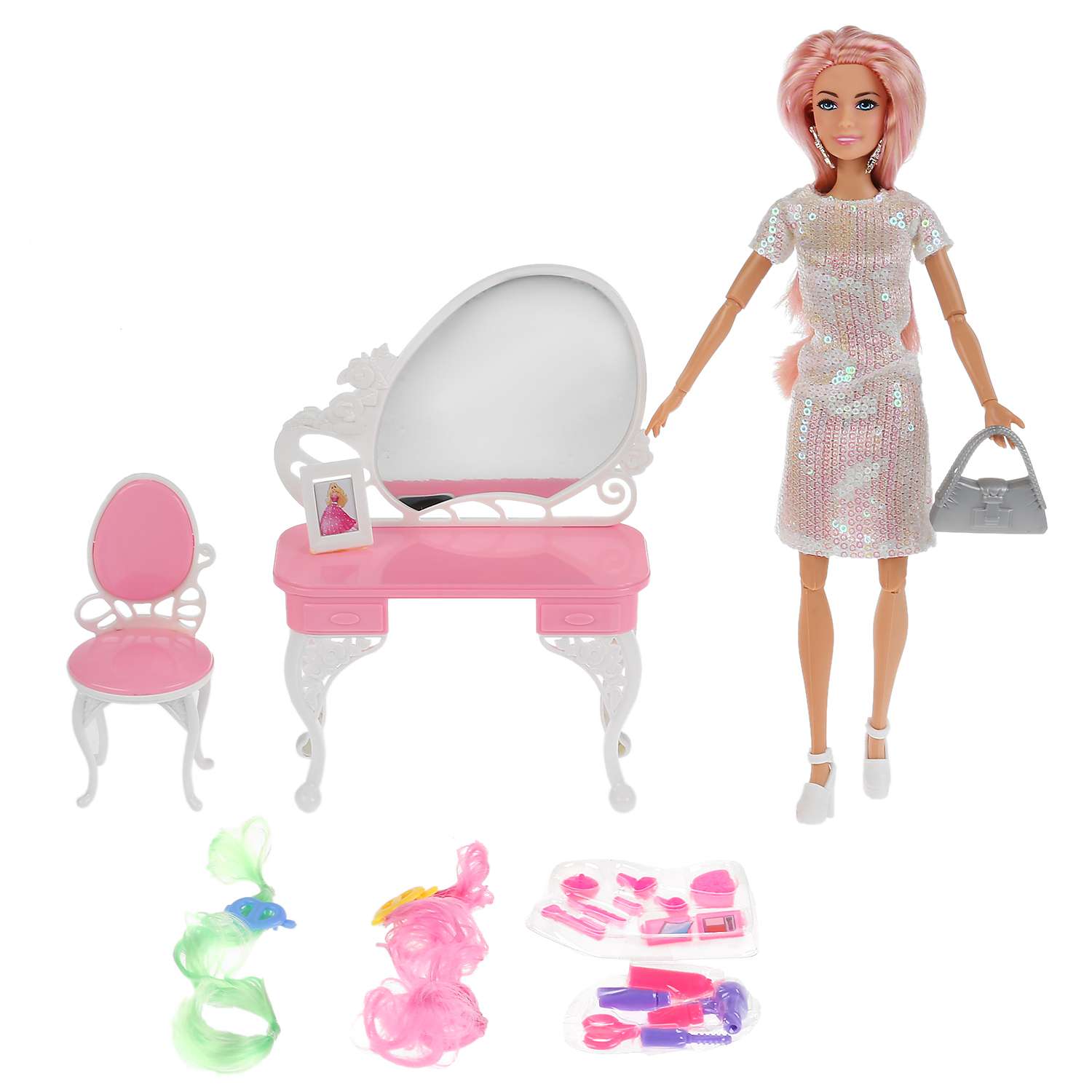 Кукла Карапуз София с туалетным столиком и с аксессуарами 295992 295992 - фото 1