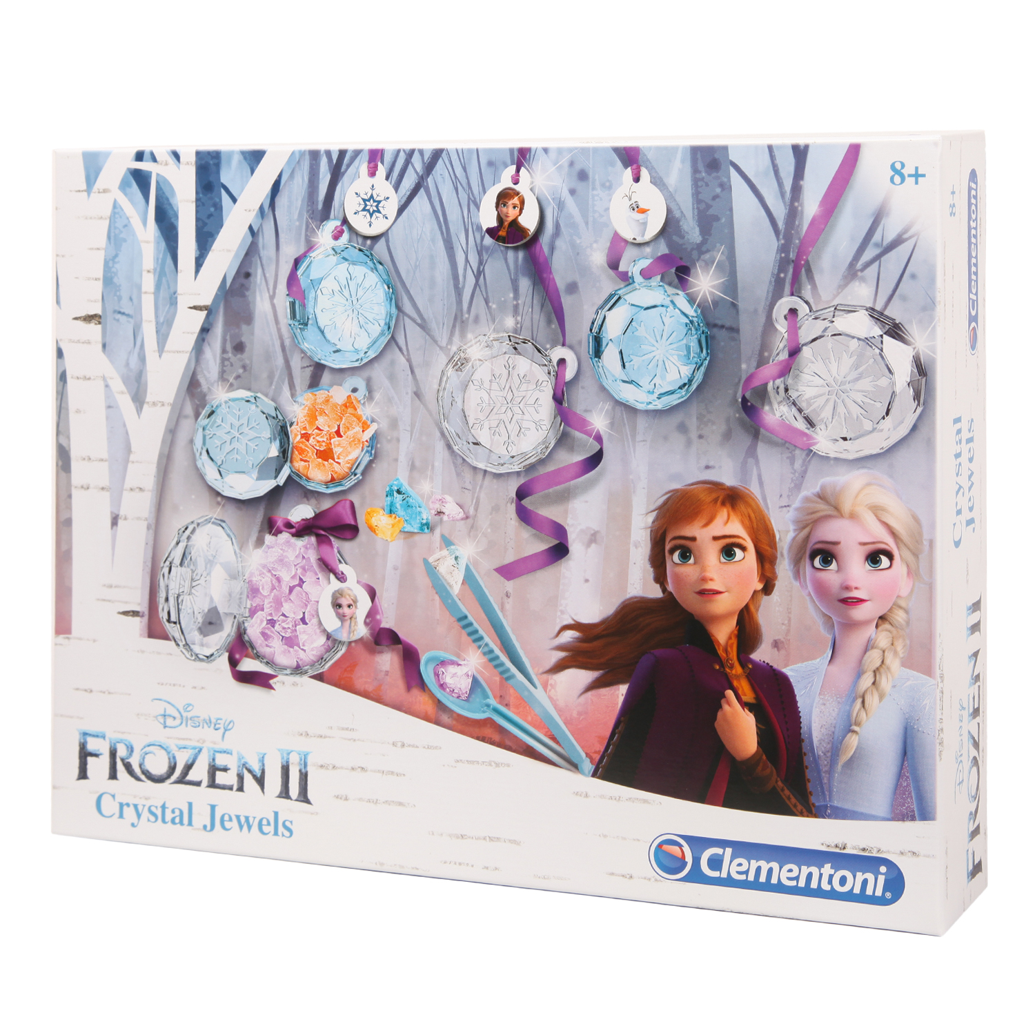 Набор Clementoni Frozen 2 Создание бижутерии из кристаллов 18511RU