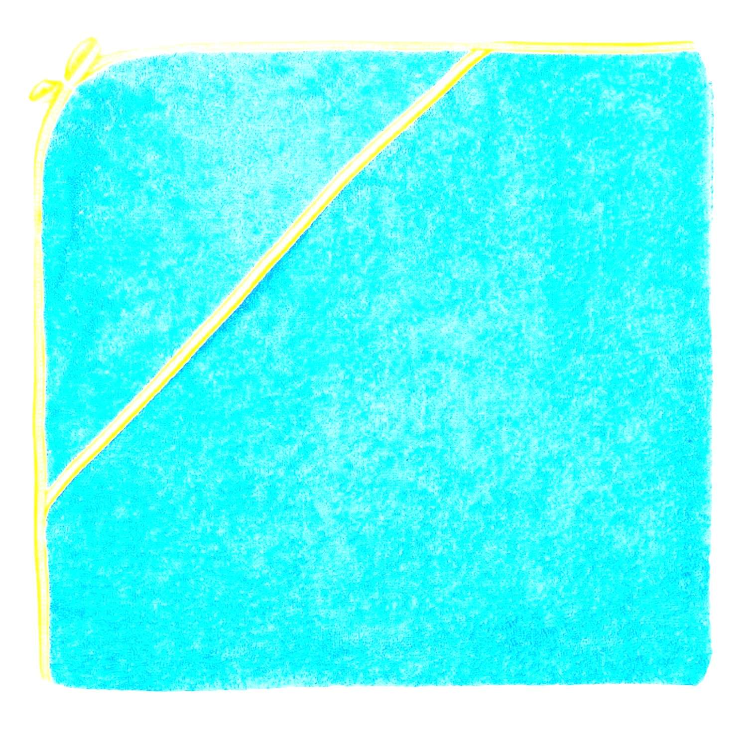 Полотенце-уголок BIO-TEXTILES голубой - фото 1