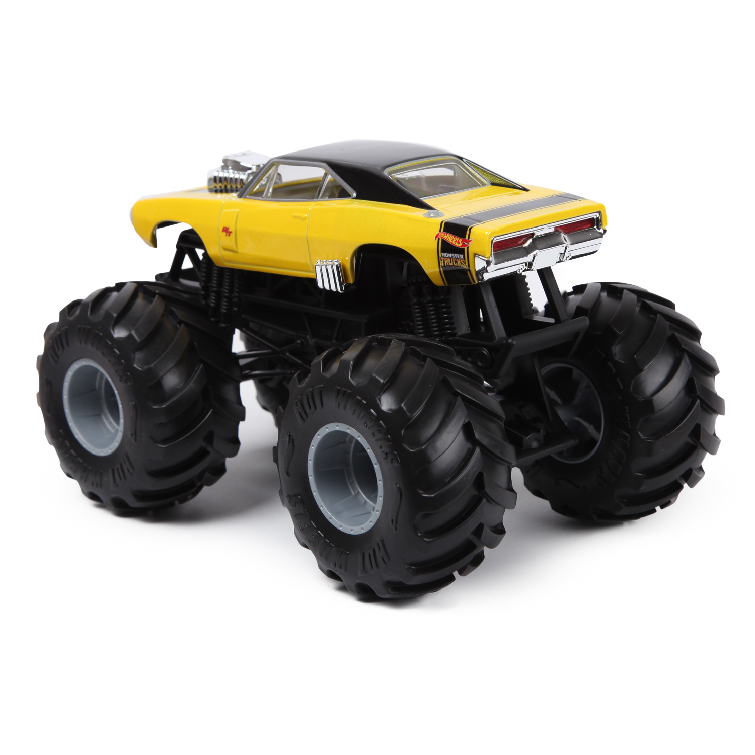 Машинка Hot Wheels Monster Trucks 1:24 Додж Чарджер GBV30 FYJ83 - фото 7