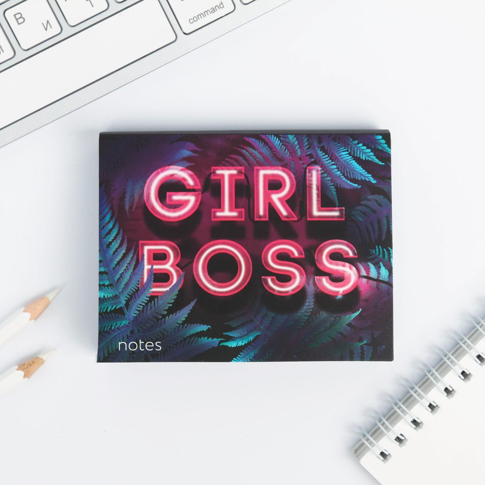 Блок ArtFox бумаги для записей Girl boss отрывные 180 л. - фото 2