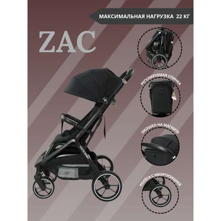 Коляска Ining baby прогулочная Zac KR336 black