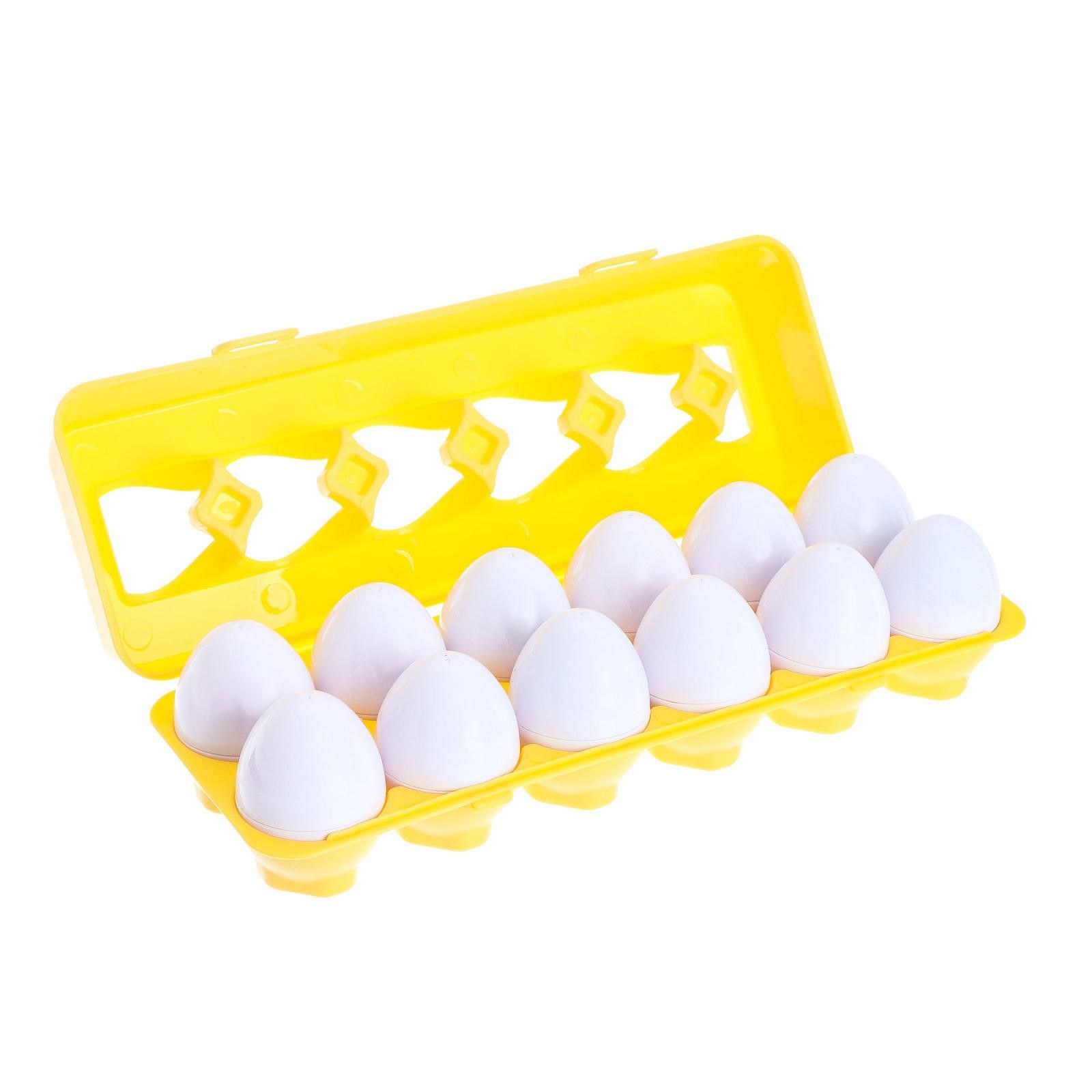 Развивающий набор Sima-Land «Сортер яйца» фрукты 12 штук - фото 3