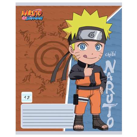 Тетрадь Полиграф Принт Naruto А5 Линия 12л в ассортименте NT7/5