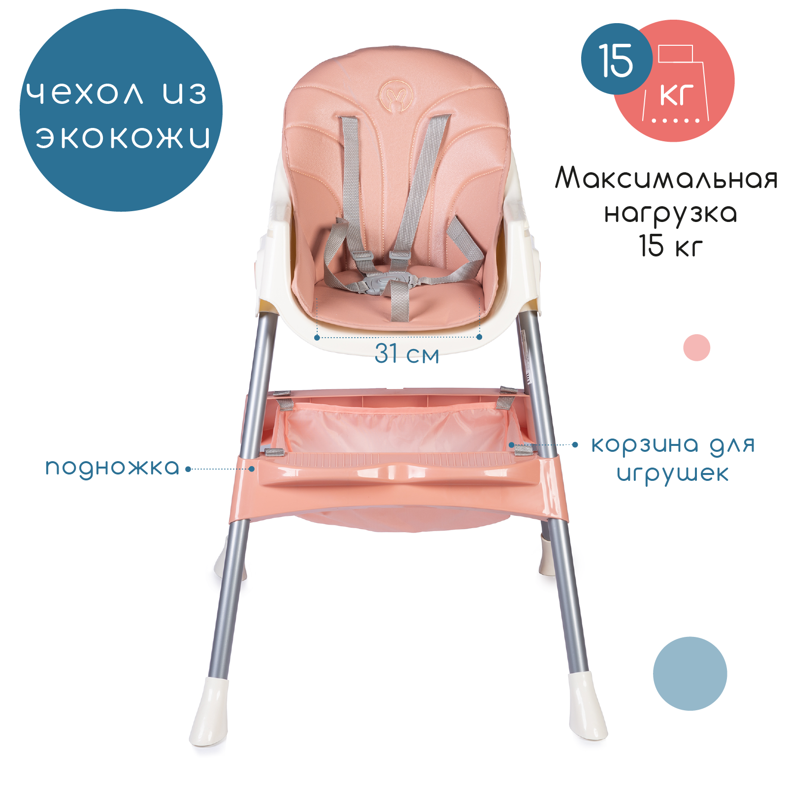 Стульчик для кормления Babyhit Cupcake - фото 2