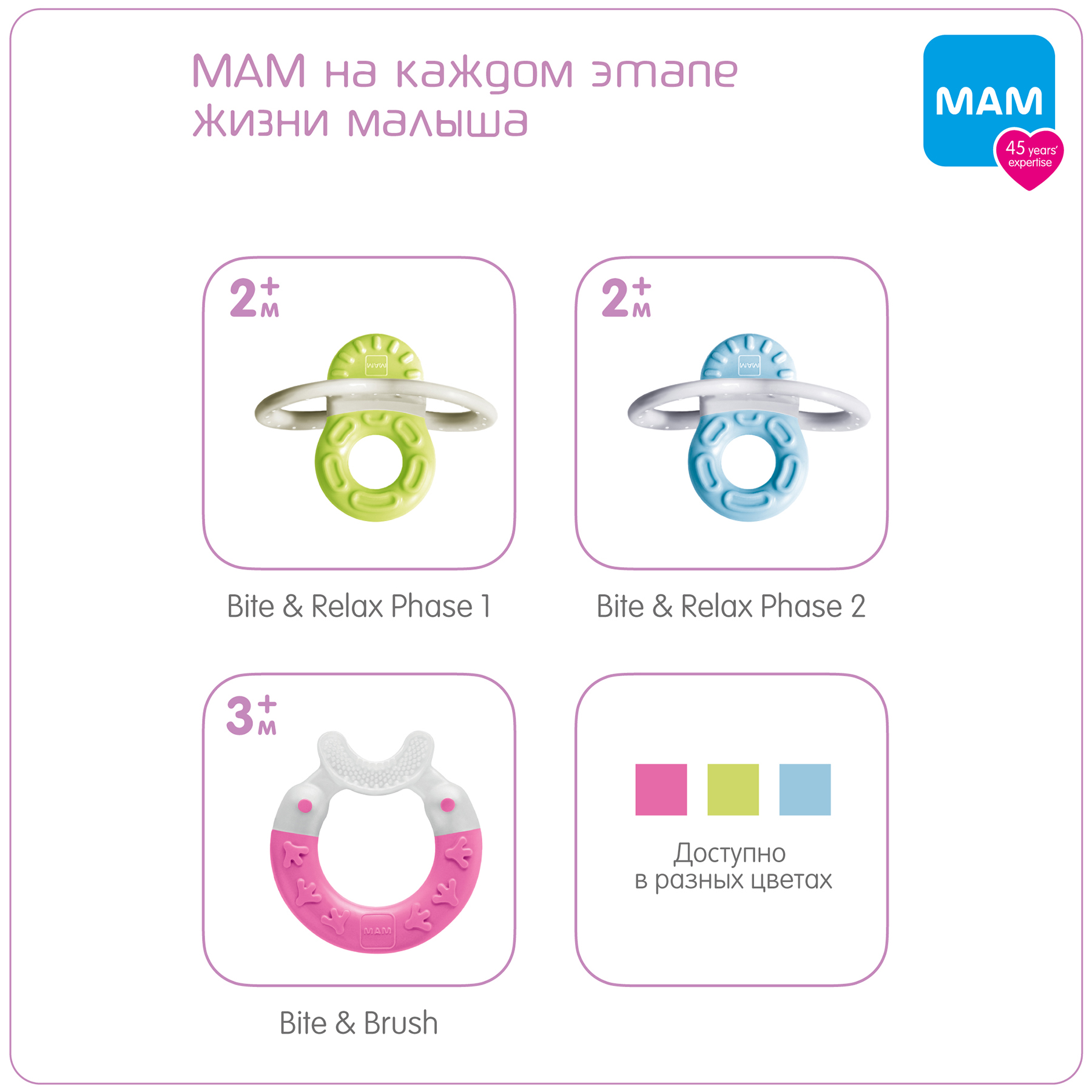 Прорезыватель MAM Охлаждающий для зубов голубой 4+ мес - фото 7