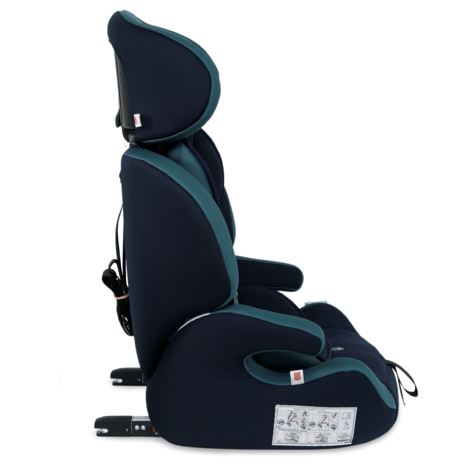 Автокресло Babyton Drive Fix Indigo-Aqua Isofix 1/2/3 (9-36 кг) - фото 17