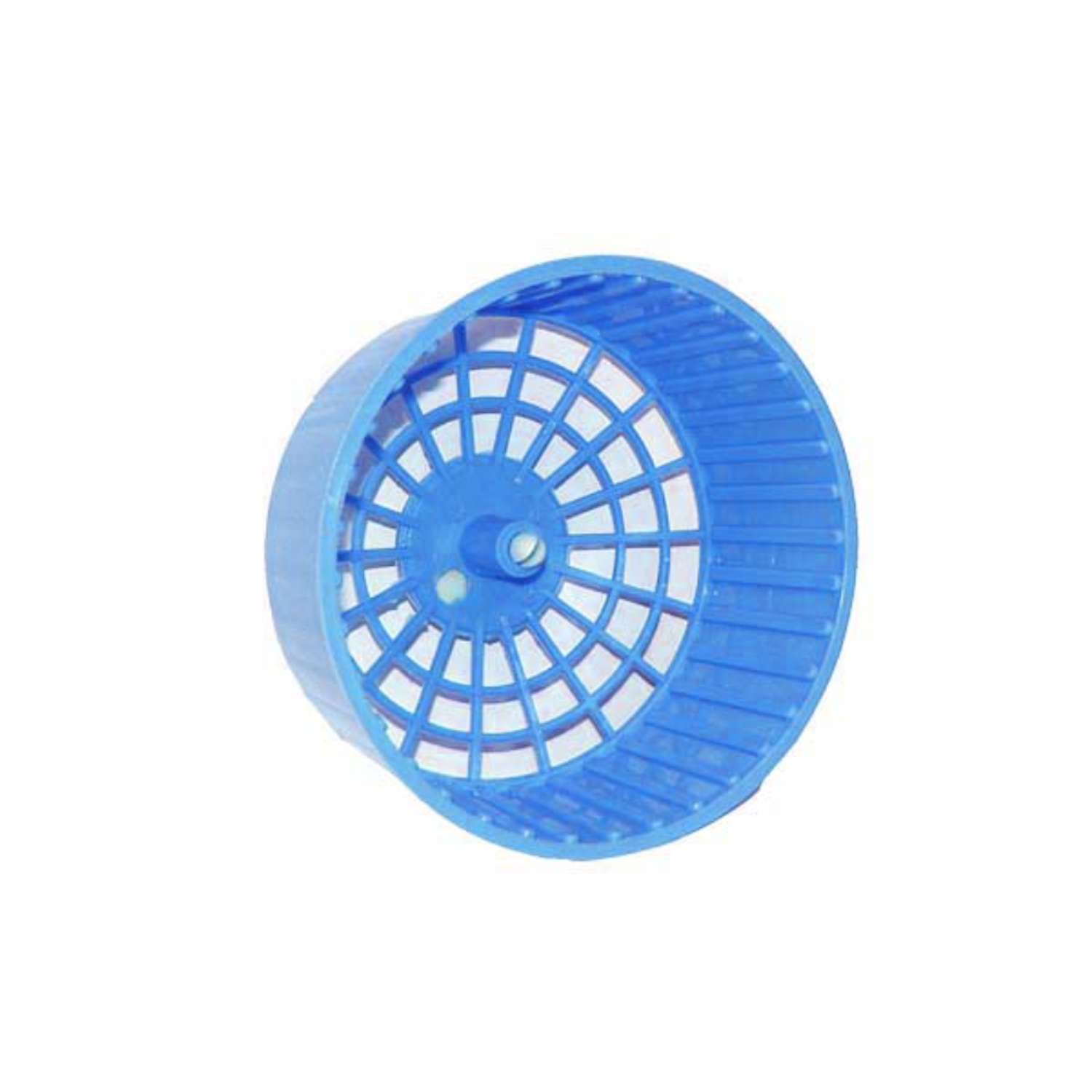 Колесо для грызунов N1 пластиковое 12 на 8 см голубое - фото 1