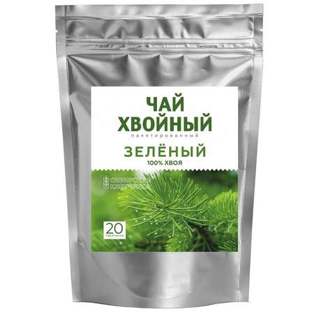 Чай Сибирская клетчатка хвойный зеленый 2г*20пакетов