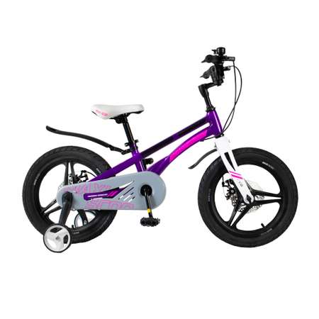 Детский двухколесный велосипед Maxiscoo Ultrasonic делюкс 16 фиолетовый